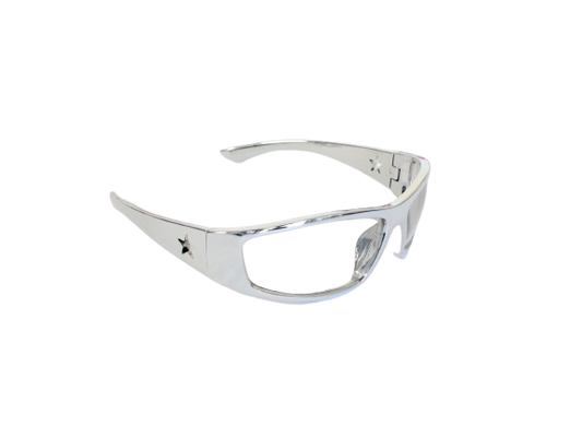 Chrome Star Glasses