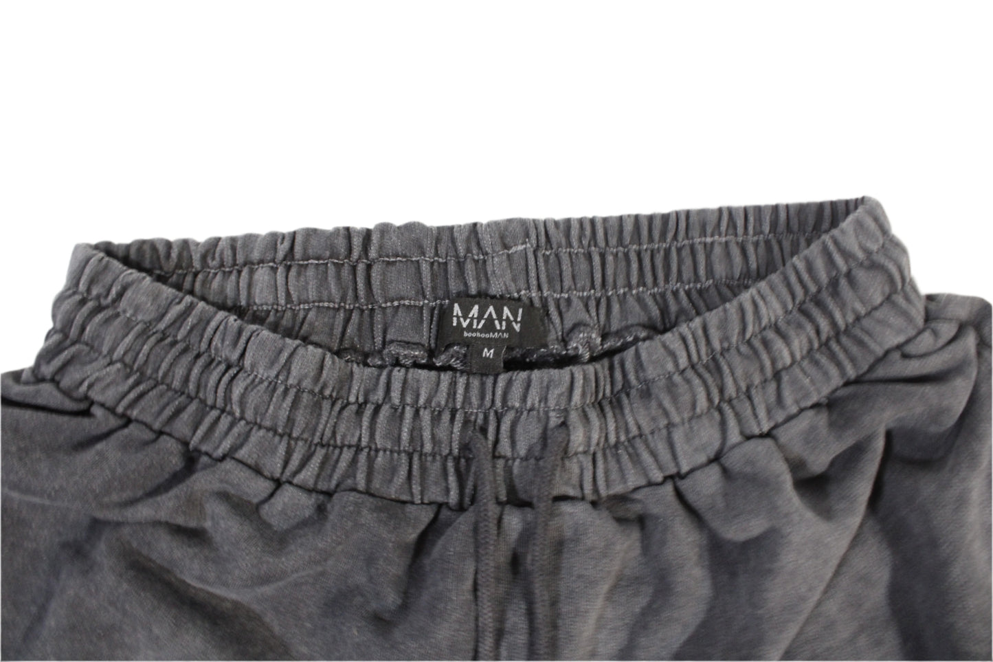 (M) MAN Washed Relaxed Jersey Cargo Shorts